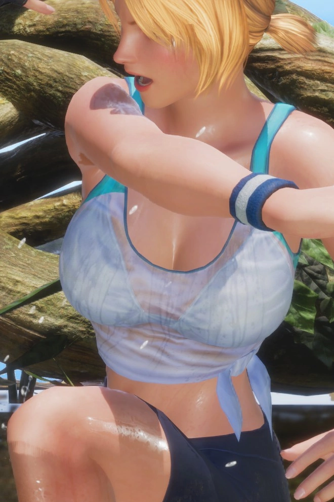 ティナ 汗だく！トレーニングウェア X
